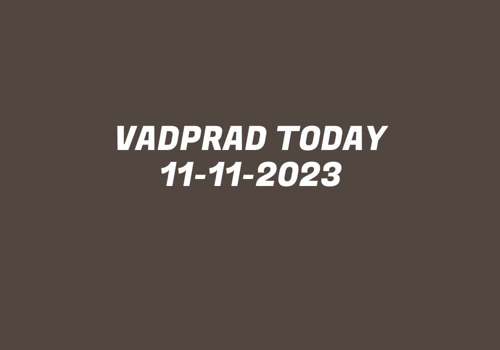 Vadprad Today 11-11-2023