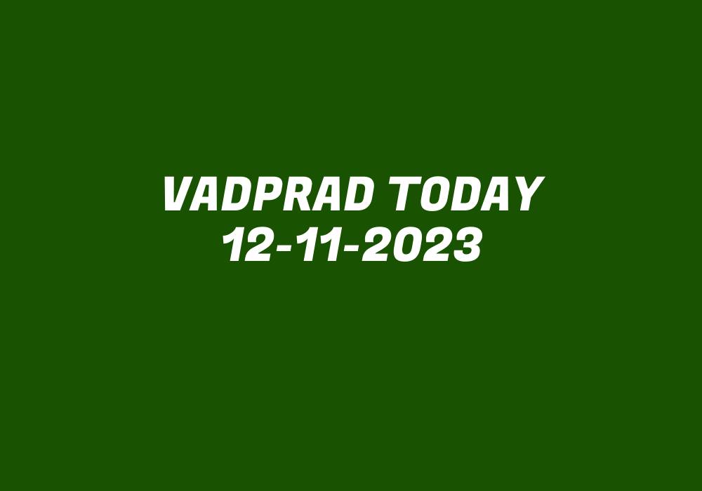 Vadprad Today 12-11-2023