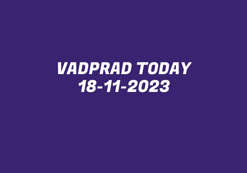 Vadprad Today 18-11-2023