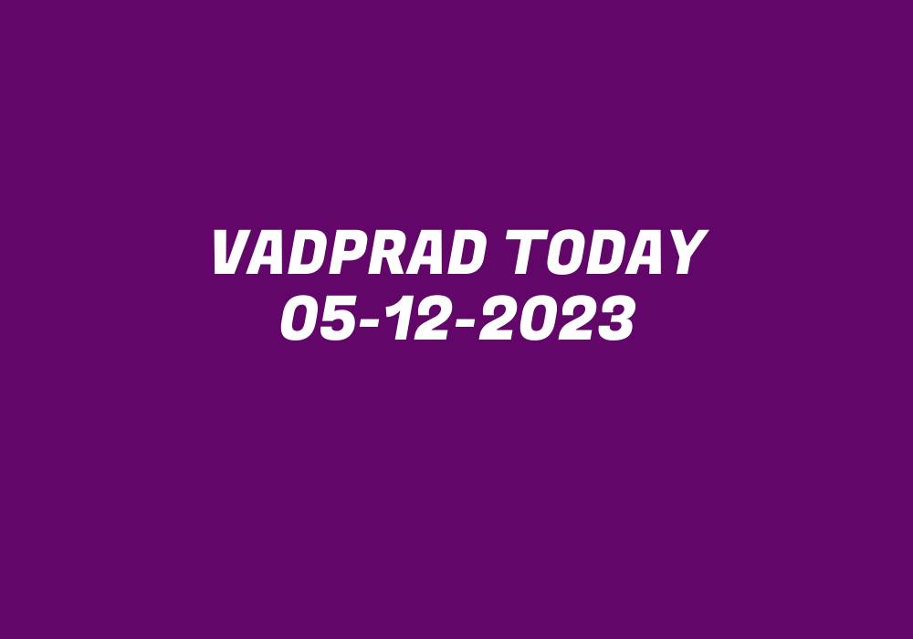 Vadprad Today 05-12-2023