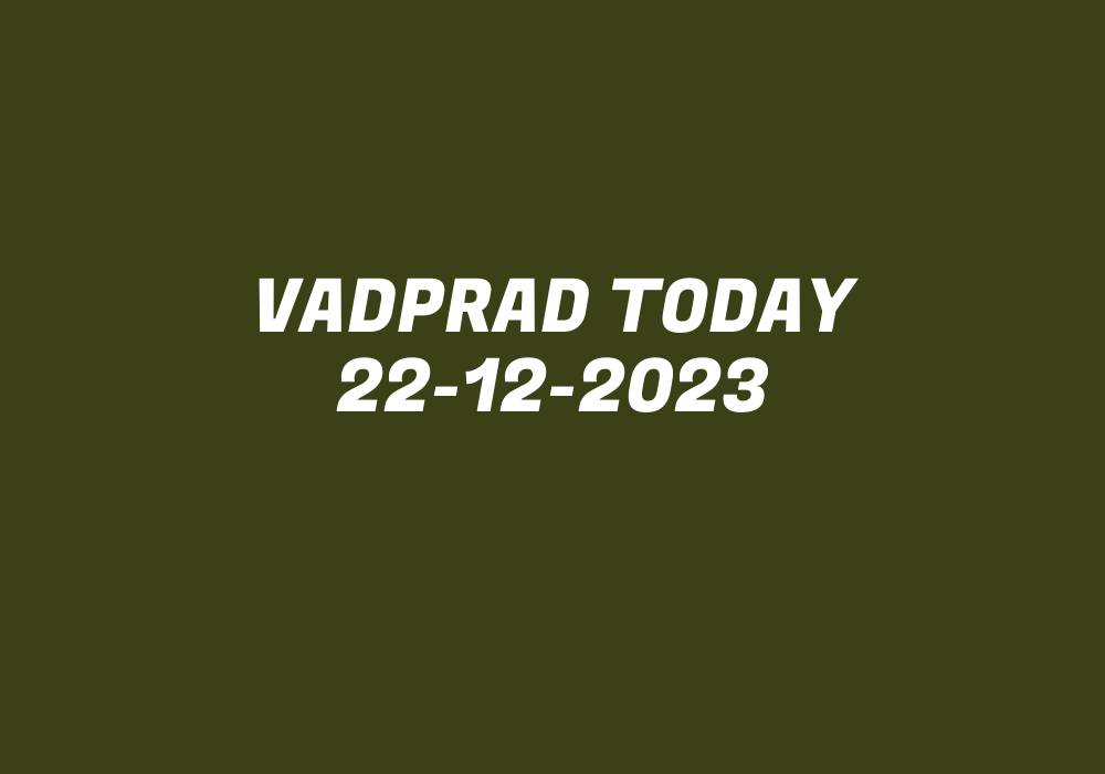 Vadprad Today 22-12-2023