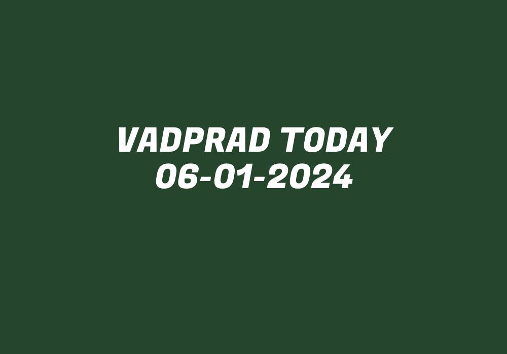 Vadprad Today 06-01-2024