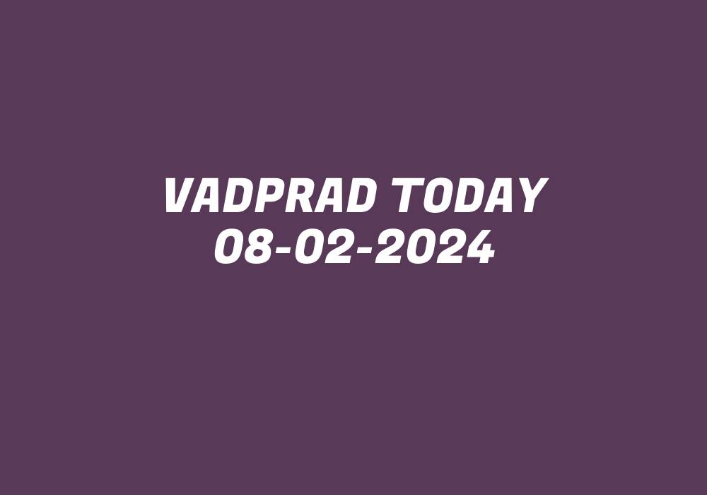 Vadprad Today 08-02-2024